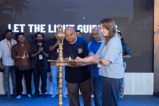 Welcome inauguration in Indian cultural style