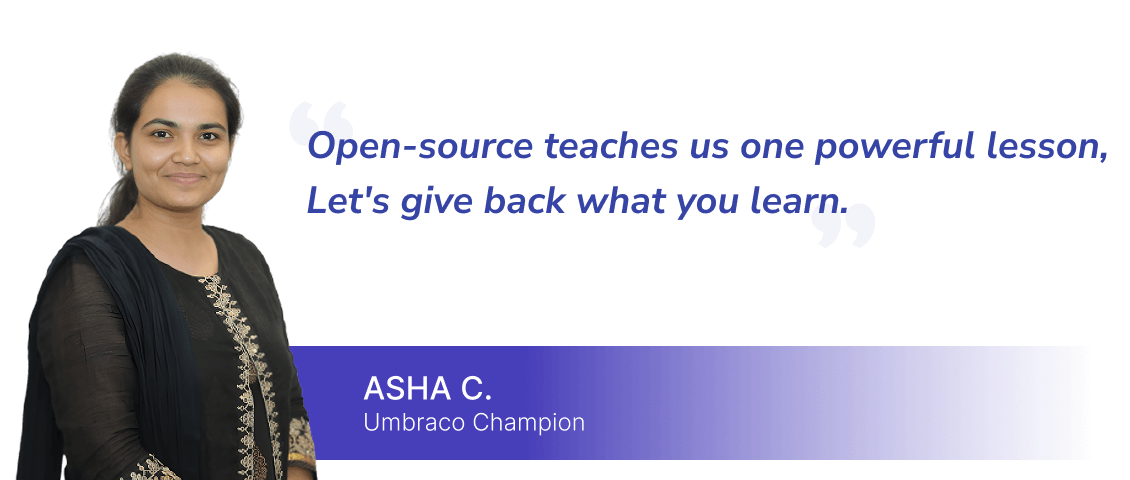 Asha - Umbraco Education Program