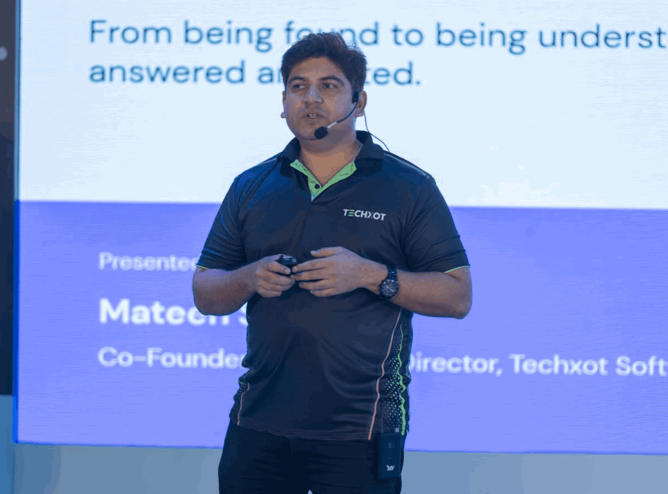Matin presenting the AI Inspector package demo